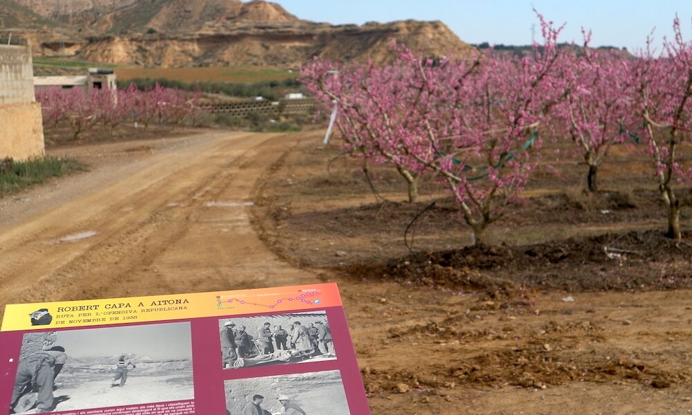 Ruta de Robert Capa en Aitona