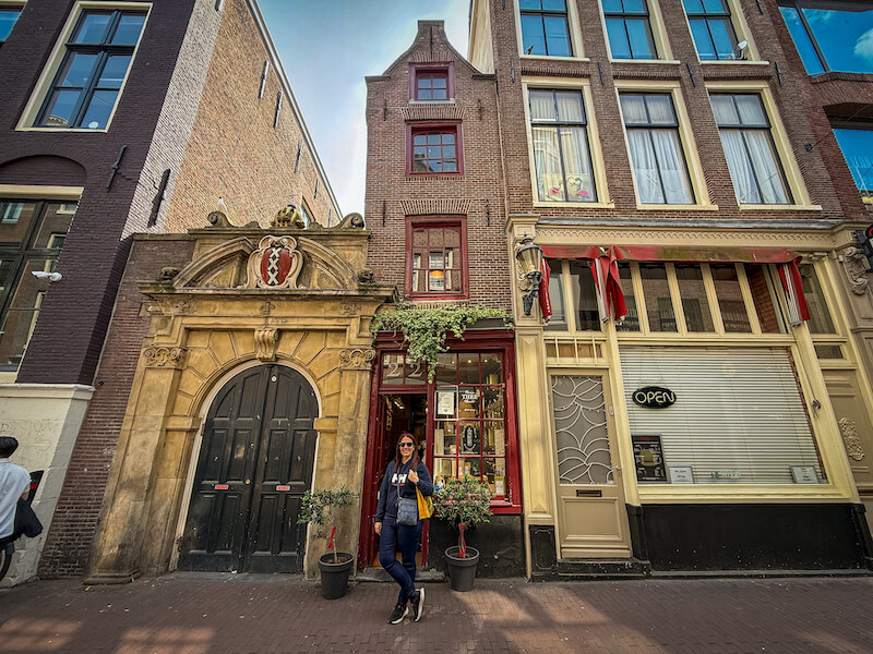 Una de las casas más estrechas de Ámsterdam