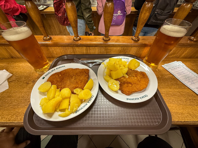 Dónde comer en Praga en autocaravana