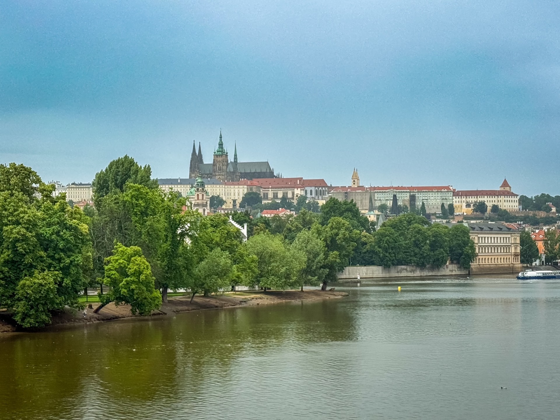Isla de Kampa en Praga