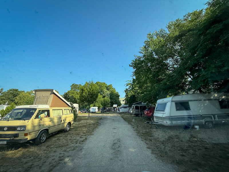Camping Haller. Budapest en autocaravana